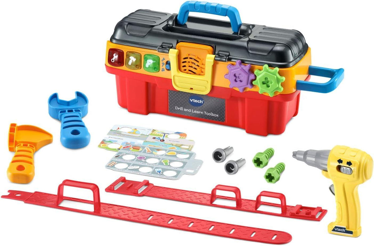 Caja de herramientas con taladro VTech Drill and Learn Toolbox Pro